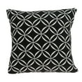 thumbnail image 1 of Parkland Collection Aria Transitional Black Pillow Cover With Down Insert, 1 of 10