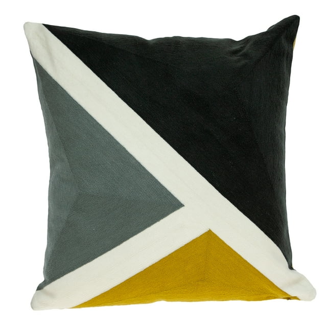 Parkland Collection Axle Contemporary Multicolor Pillow Cover With Poly Insert