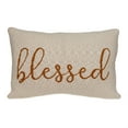 thumbnail image 1 of Parkland Collection Blessed Transitional Beige Throw Pillow, 1 of 2