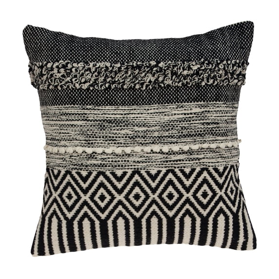 Parkland Collection Chase Bohemian Black Pillow Cover