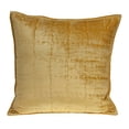thumbnail image 1 of Parkland Collection Copan Transitional Yellow Solid Quilted Pillow Cover With Poly Insert, 1 of 7