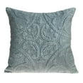 thumbnail image 1 of Parkland Collection Cristal Transitional Quilted Gray/Sea Foam Throw Pillow, 1 of 7