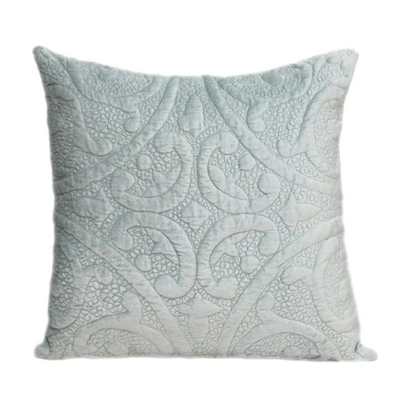 Parkland Collection Cristal Transitional Quilted Gray Throw Pillow