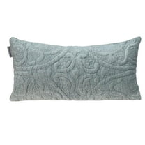 Parkland Collection Cristal Transitional Quilted Gray Throw Pillow