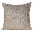 thumbnail image 1 of Parkland Collection Cristal 20x20" Quilted Fabric Throw Pillow in Brown, 1 of 3