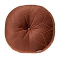 thumbnail image 1 of Parkland Collection Dorte 20x20" Round Fabric Floor Pillow in Burnt Orange, 1 of 6