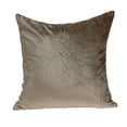 thumbnail image 1 of Parkland Collection Druzy Taupe Solid Decorative Throw Pillow, 20 x 20 Cotton Blend Square Pillow, 1 of 7