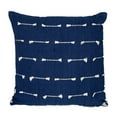 thumbnail image 1 of Elegant Dark Blue Cotton Pillow for Sofa from Parkland Collection (18” x 18”), 1 of 6