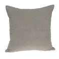 thumbnail image 1 of Parkland Collection Emma Grey Solid Throw Pillow Cover, 1 of 6