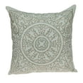 thumbnail image 1 of Parkland Collection Fluera Traditional Beige Pillow Cover with Poly Insert, 1 of 2
