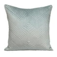 thumbnail image 1 of Parkland Collection Gaia Transitional Quilted Gray Throw Pillow, 1 of 6