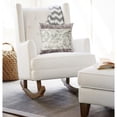 thumbnail image 1 of Nassau Collection Weathered Floral Square Cotton Throw Pillow - 20" - Gray and Cream, 1 of 4