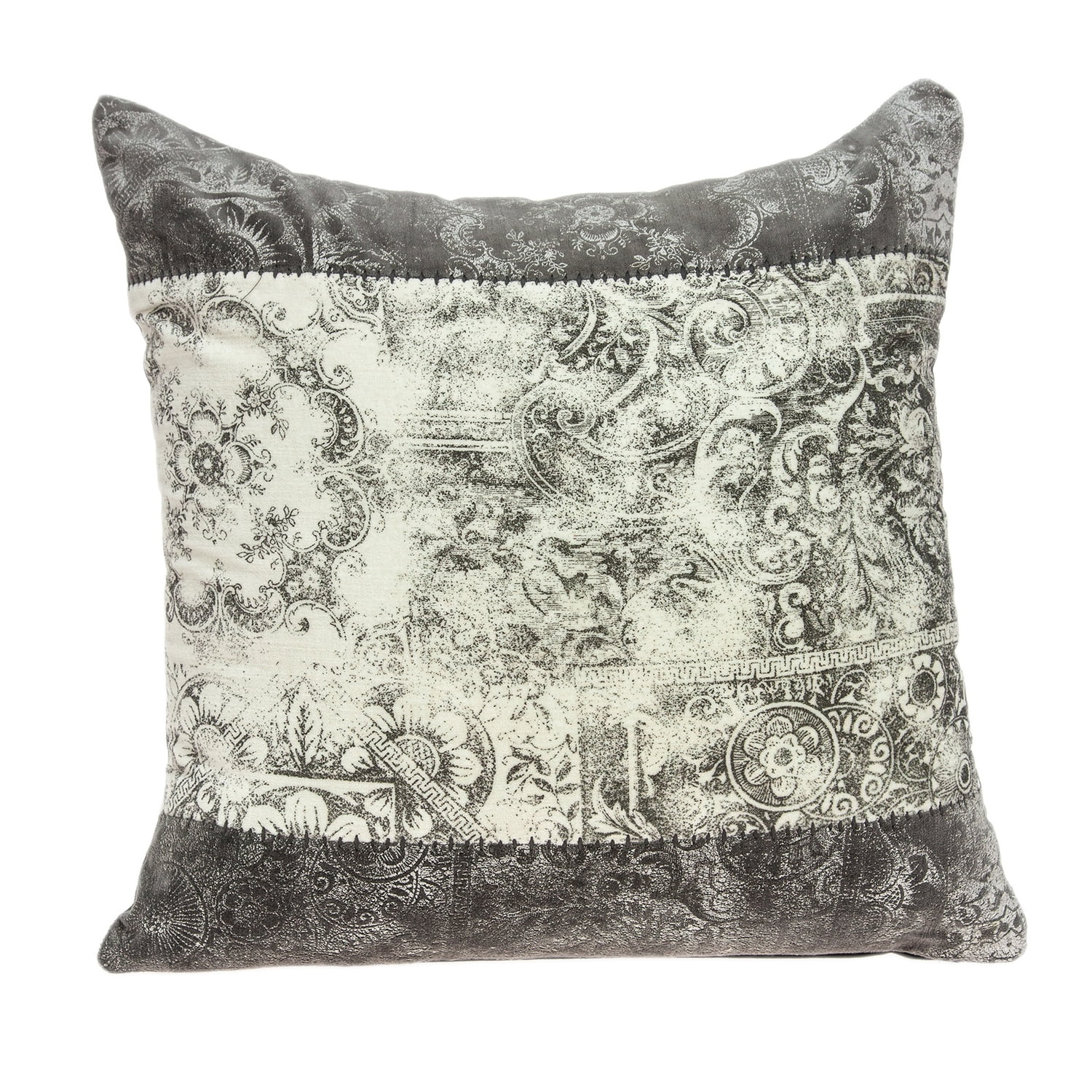 Hannah Multicolor Cotton Square Throw Pillow
