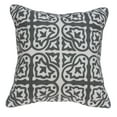 thumbnail image 1 of Parkland Collection Heera Traditional Grey and White Pillow Cover With Down Insert, 1 of 10