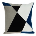 thumbnail image 1 of Parkland Collection Hexa Gray Geometric Decorative Throw Pillow, 20 x 20 Contemporary Accent Pillow, 1 of 6