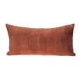thumbnail image 1 of Parkland Collection Iphis Transitional Quilted Burnt Orange Throw Pillow, 1 of 5