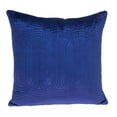 thumbnail image 1 of Parkland Collection Iphis Transitional Quilted Blue Throw Pillow, 1 of 7