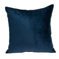 thumbnail image 1 of Parkland Collection Jugo 20x20" Solid Cotton & Fabric Throw Pillow in Navy Blue, 1 of 6