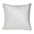 thumbnail image 1 of Parkland Collection Koko Transitional Quilted White Throw Pillow, 1 of 7