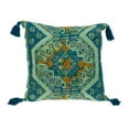 thumbnail image 1 of Parkland Collection Lotus Transitional Multicolor Throw Pillow, 1 of 7