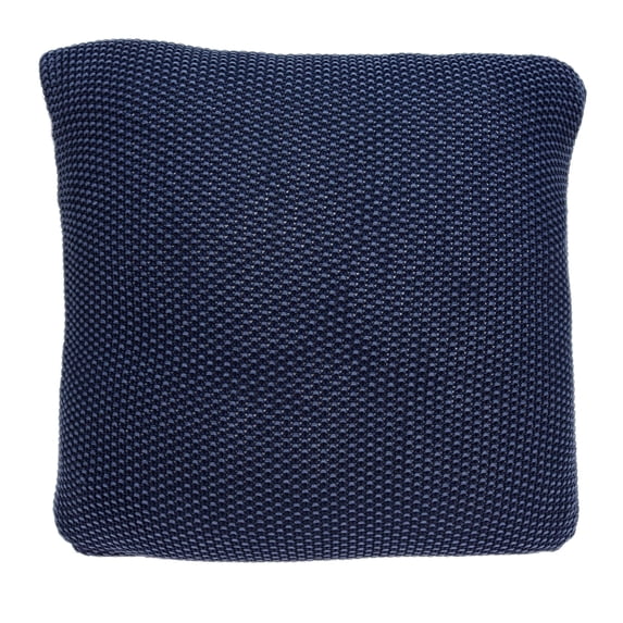 Parkland Collection Manni Transitional Blue Pillow Cover With Down Insert