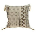 thumbnail image 1 of Parkland Collection Marjoram Transitional Beige & Gold Throw Pillow, 1 of 7