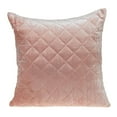 thumbnail image 1 of Parkland Collection Milo Transitional Quilted Pink Throw Pillow, 1 of 7