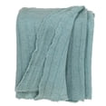 thumbnail image 1 of Parkland Collection Monique Self Patterned Blue 62" x 52" WOVEN HANDLOOM Throw, 1 of 5