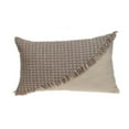 thumbnail image 1 of Parkland Collection Nirvana 24x14" Woven Cotton Throw Pillow in Beige/Brown, 1 of 9