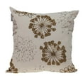 thumbnail image 1 of Parkland Collection Periwinkle 18x18" Floral Fabric Throw Pillow in Beige/Copper, 1 of 7
