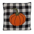thumbnail image 1 of Parkland Collection Pumpyking Transitional Orange Throw Pillow, 1 of 5