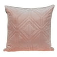 thumbnail image 1 of Parkland Collection Reta Transitional Quilted Pink Throw Pillow, 1 of 7