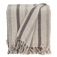 thumbnail image 1 of Parkland Collection  52 x 67 in. Robby Transitional Beige Woven Handloom Throw, 1 of 5