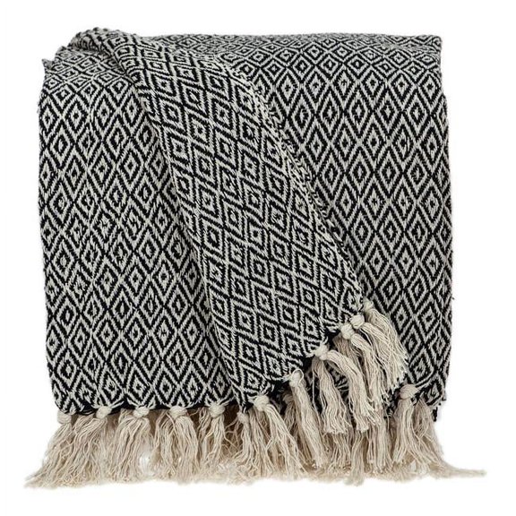Parkland Collection 52 x 67 in. Sasha Casual Woven Handloom Throw - Beige