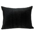 thumbnail image 1 of Parkland Collection Somin Transitional Black Lumbar Throw Pillow, 1 of 4