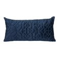 thumbnail image 1 of Parkland Collection Sora 12x24" Quilted Fabric Throw Pillow in Navy, 1 of 7