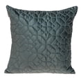 thumbnail image 1 of Parkland Collection Sora Transitional Quilted Gray/Charcoal Throw Pillow, 1 of 7