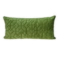thumbnail image 1 of Parkland Collection Sora Transitional Quilted Olive Throw Pillow, 1 of 7