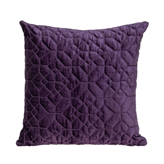Parkland Collection Sora Transitional Quilted Purple Throw Pillow