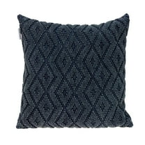 Parkland Collection Sorrel Transitional Navy Throw Pillow