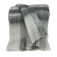 thumbnail image 1 of Parkland Collection Stella Gray Woven Handloom Throw Blanket, 52 x 67 Decorative Couch Throw, 1 of 7