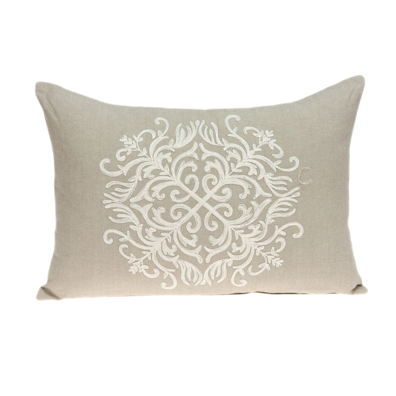 Parkland Collection Tara Beige Throw Pillow