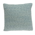 thumbnail image 1 of Parkland Collection Tobi 20x20" Solid Cotton Throw Pillow in Blue/Off White, 1 of 6