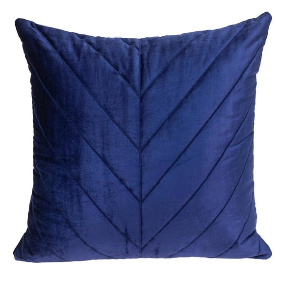 Parkland Collection Tobyn 20x20" Symmetry Quilted Fabric Throw Pillow in Blue