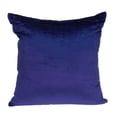 thumbnail image 1 of Parkland Collection Topaz Royal Blue Solid Decorative Throw Pillow, 22 x 22 Cotton Blend Square Pillow, 1 of 5