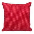 thumbnail image 1 of Parkland Collection Transitional Checkered White 18" x 18" Pillow, 1 of 7