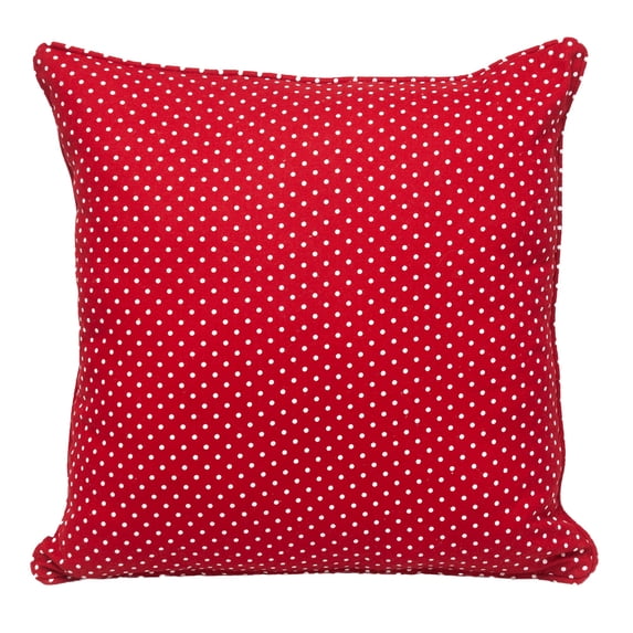 Parkland Collection Transitional Checkered White 18" x 18" Pillow