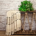 thumbnail image 1 of Parkland Collection Transitional Herringbone Beige Rectangle 50" x 60" Throw, 1 of 4