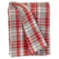 thumbnail image 1 of Parkland Collection Transitional Plaid Red Rectangle 50" x 65" Throw, 1 of 5