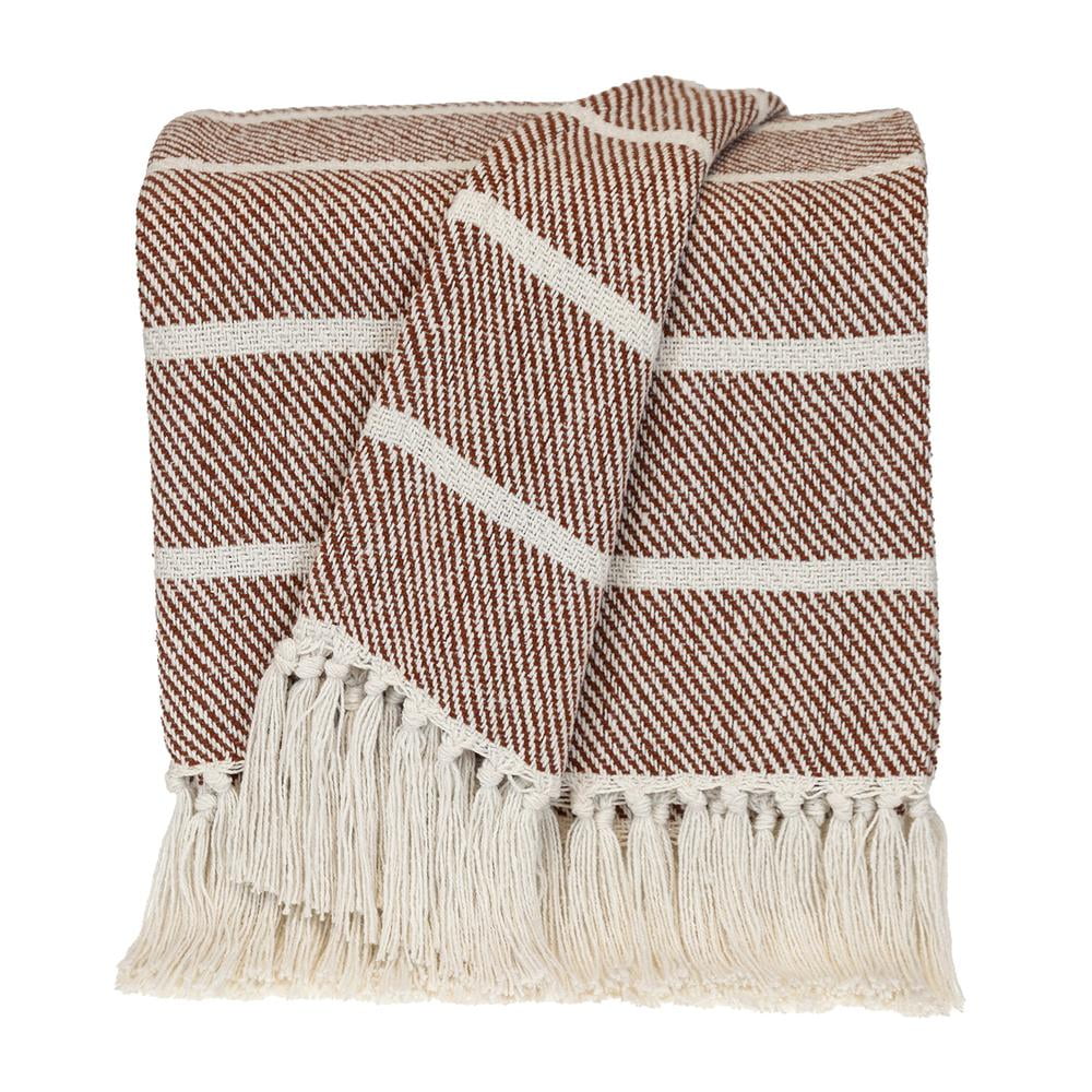 Parkland Collection Transitional Stripe Rust Rectangle 50